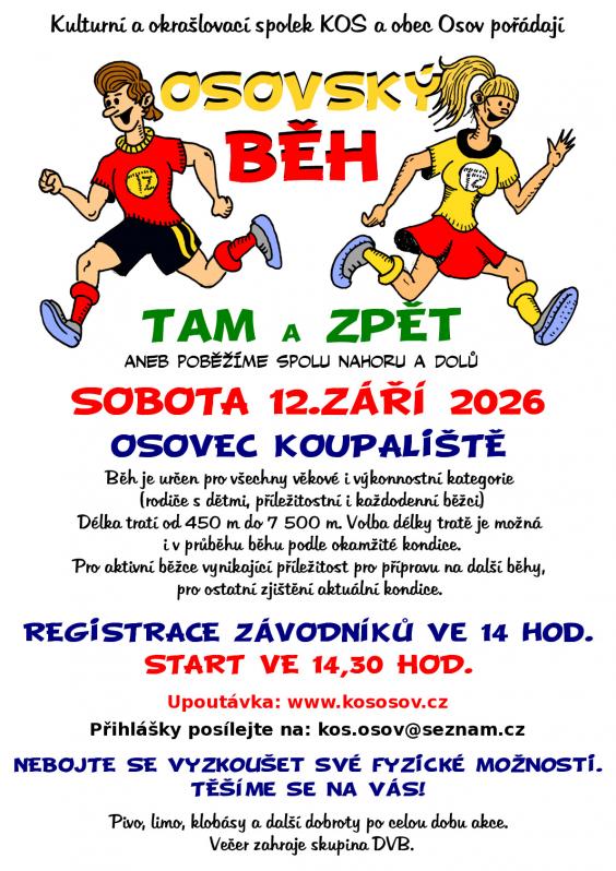 OSOVSK&Yacute; B&Eacute;H TAM A ZPĚT